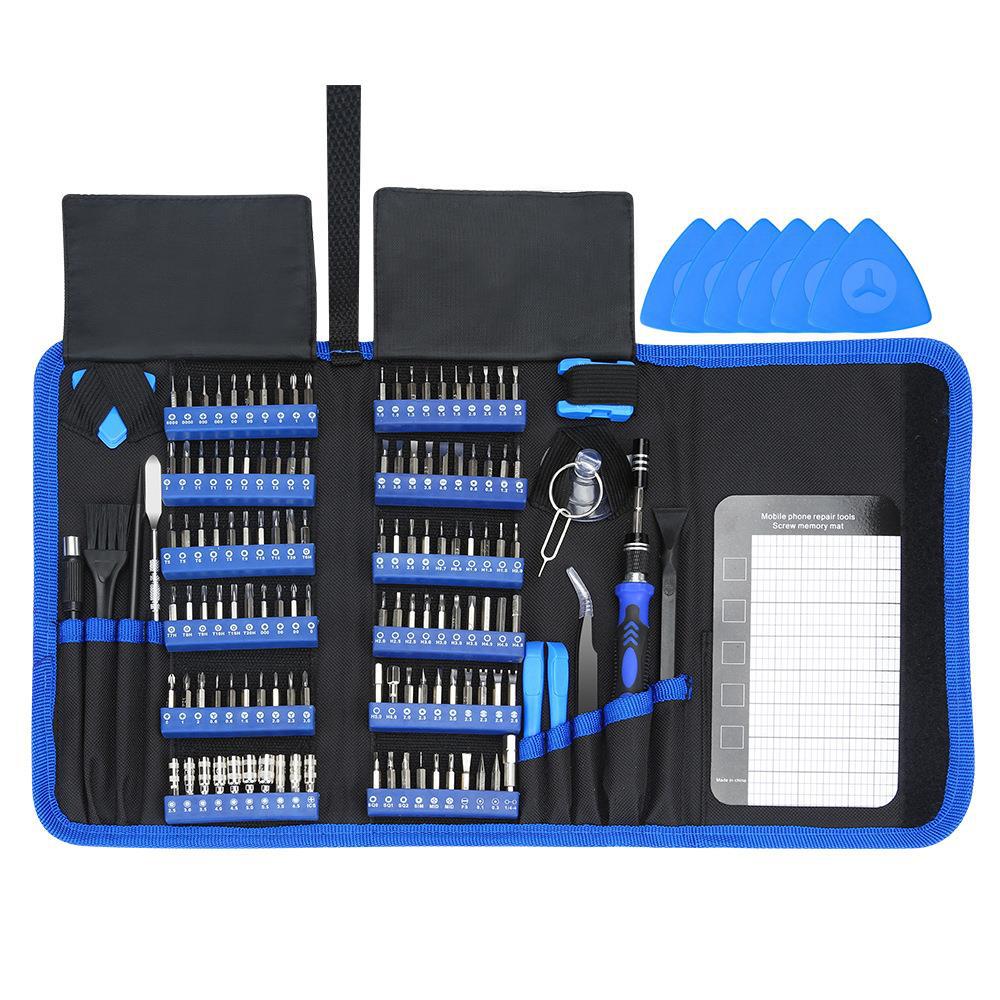 V888-ELOSUNG37072-202509221015-00 Professional 140-in-1 Precision Screwdriver Repair Tool Kit in Portable Oxford Bag(blue) - Image 1