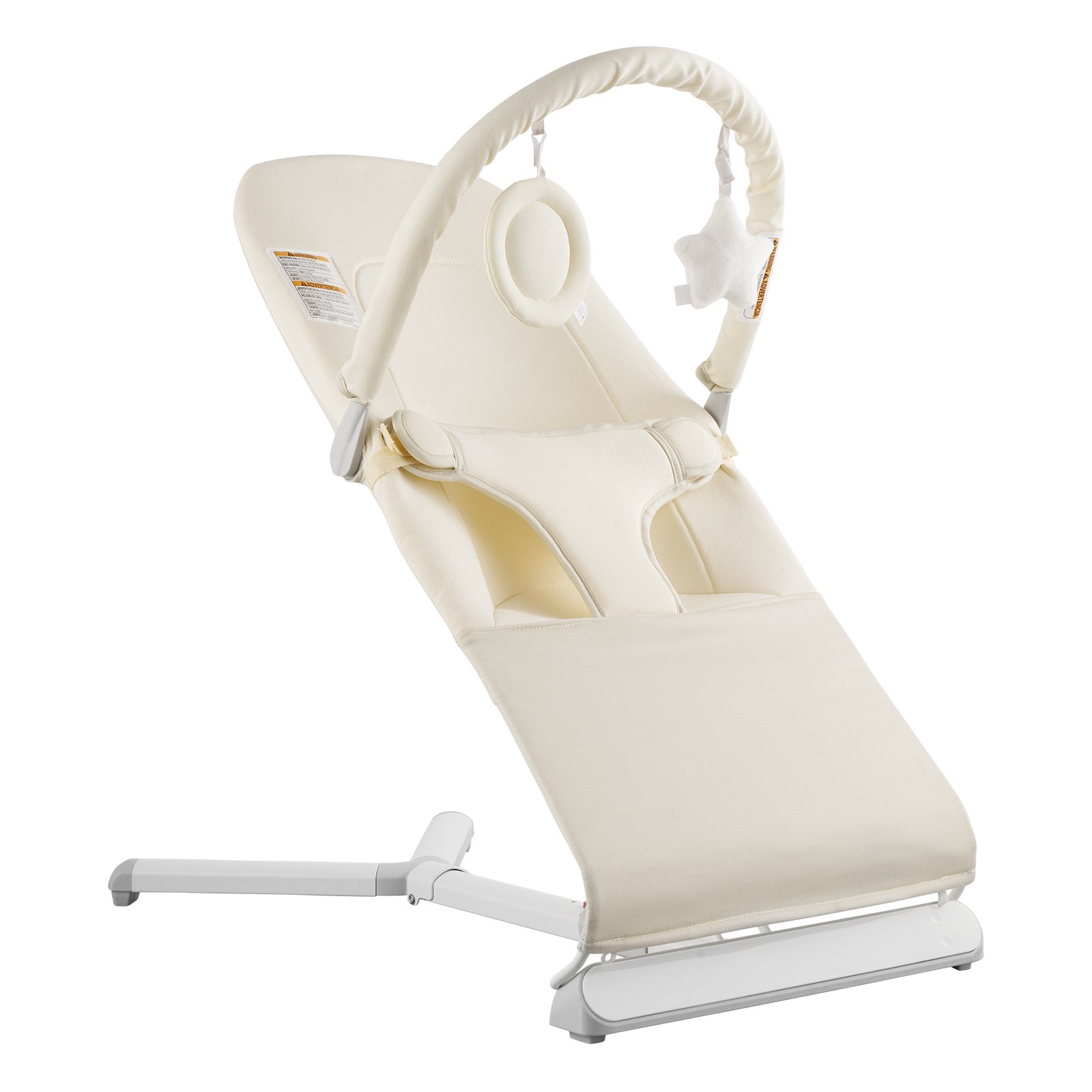 V952-YEYYQZCKDJYWED1X5V0-202507141722-00 VEVOR Baby Bouncer Folding Bouncer Seat Chair for Babies 0-9 Months with Toy Bar - Image 1