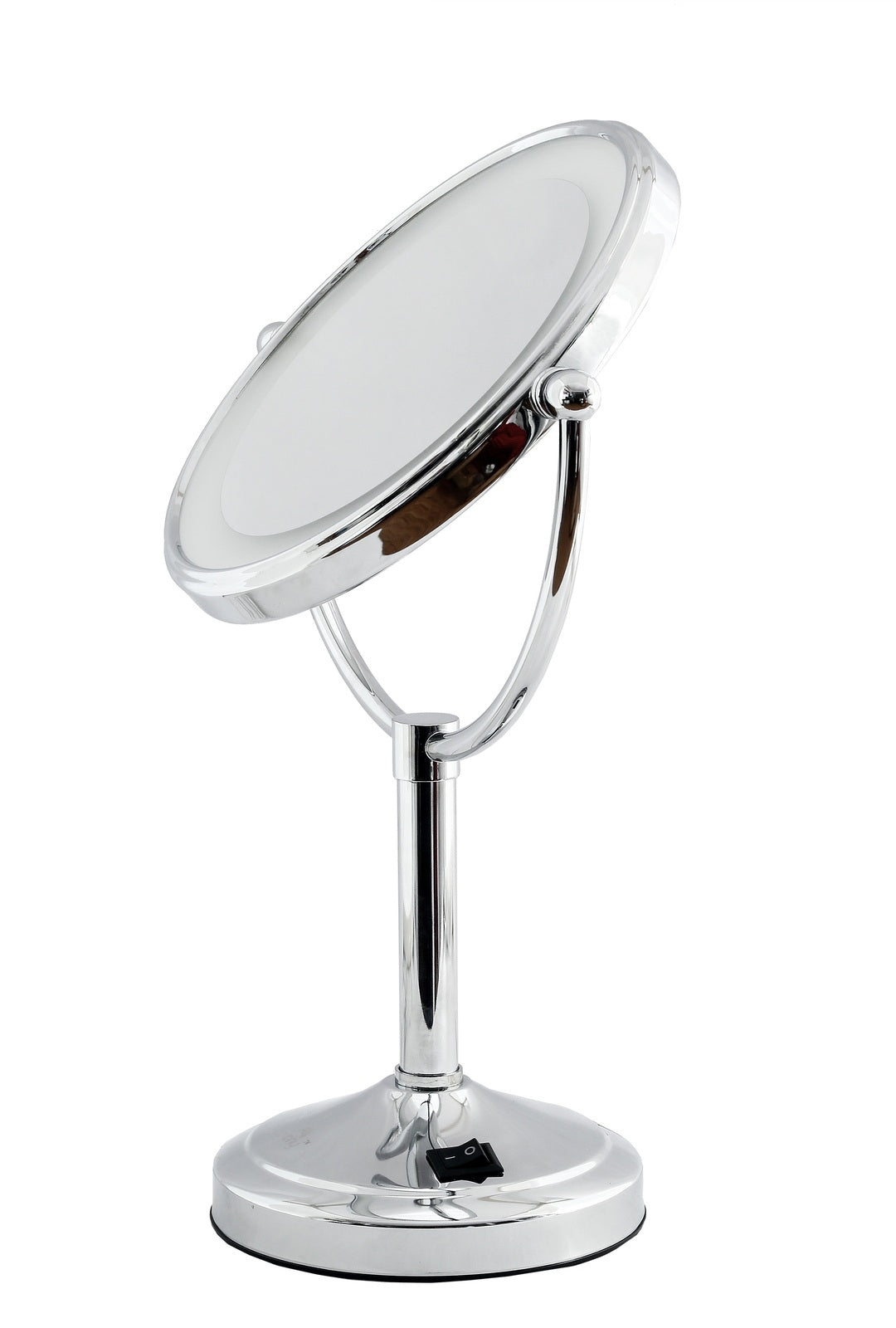 V959-DMMR0024-202507050315-00 5X & 1X LED Tabletop Magnifying Mirror - Chrome - Image 1