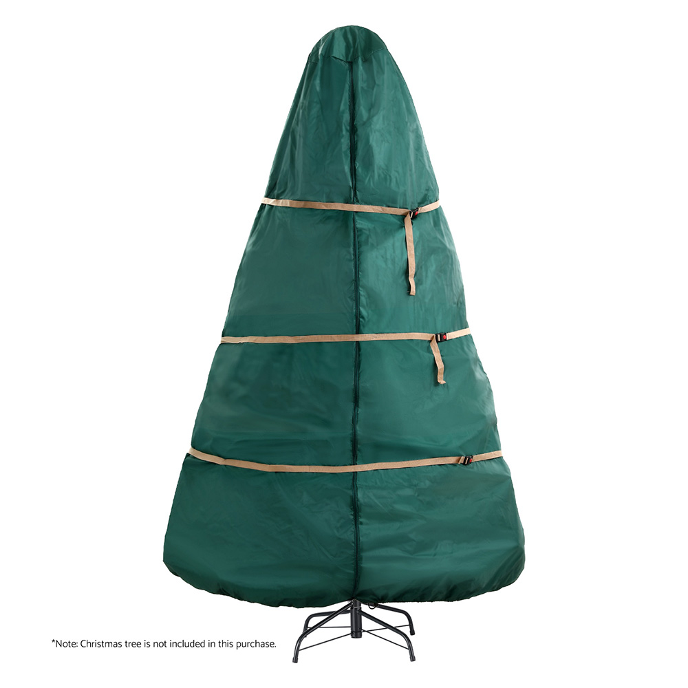 XM-TR-9FT-BAG-GR-202508061804-00 Jingle Jollys Christmas Tree Storage Bag Fits Up to 9ft Tree Xmas Bag Green - Image 1