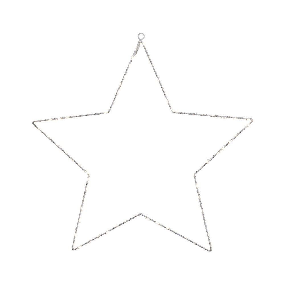 XMAS-MOT-D-FD-STAR-202508061618-00 Jingle Jollys Christmas Lights 50cm Star 70 LED Xmas Decorations - Image 1